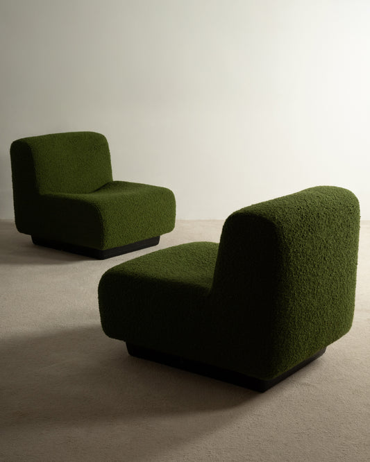 Paire de chauffeuses de O.ROLLIN 1970