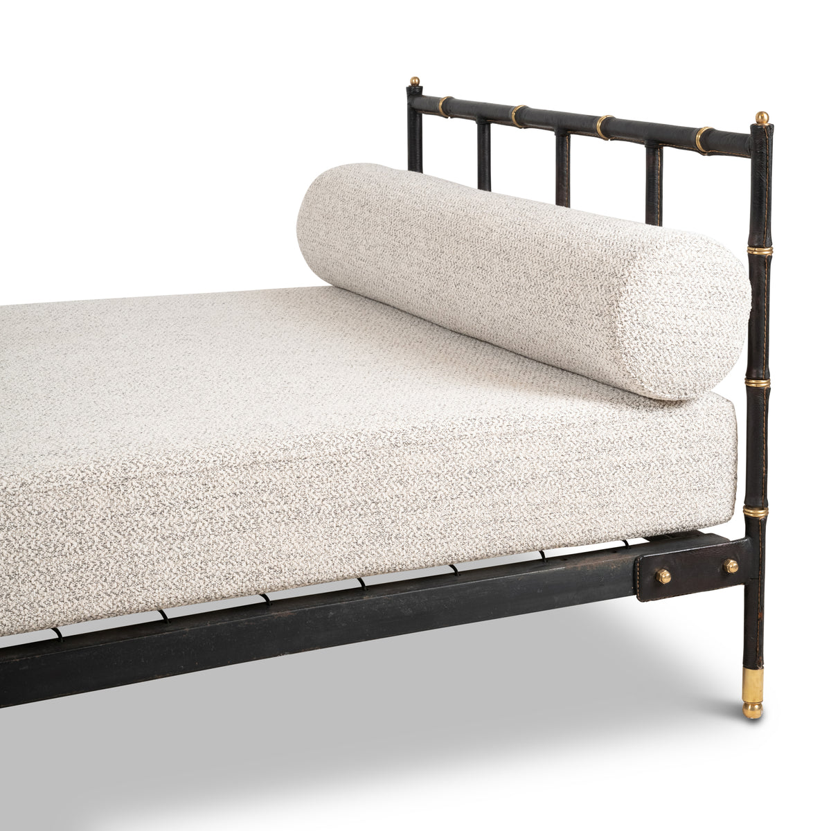 Jacques Adnet – Daybed à sphères – vue 6