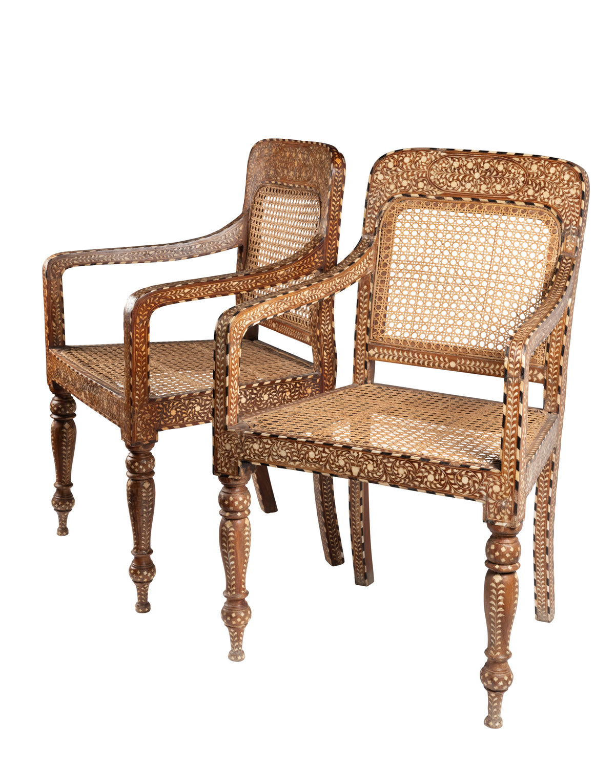 Compagnie des Indes – Paire de fauteuils – vue d'ensemble