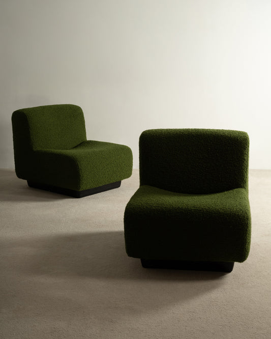 Paire de chauffeuses de O.ROLLIN 1970