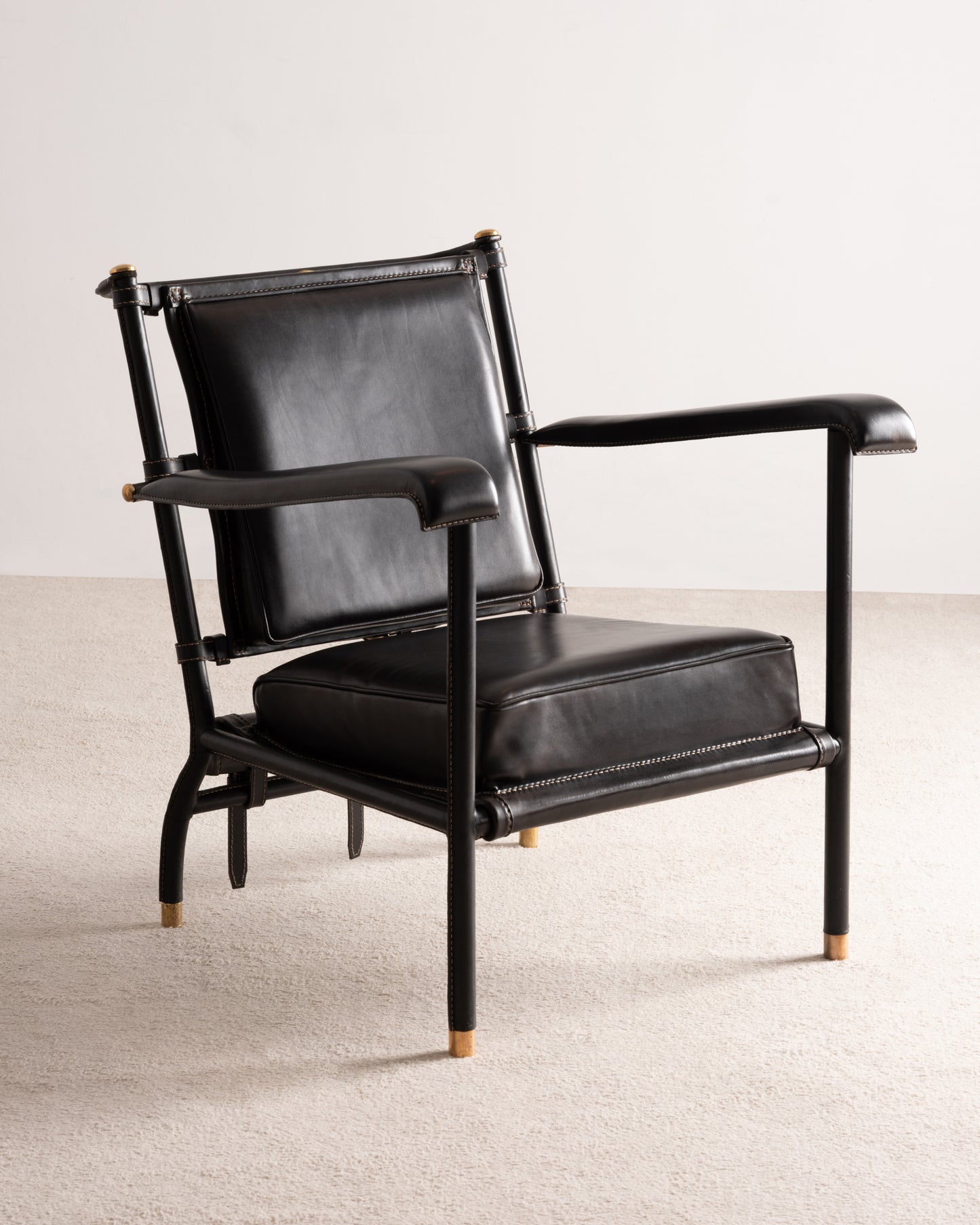 Jacques Adnet - Paire de fauteuils bas - VENDU
