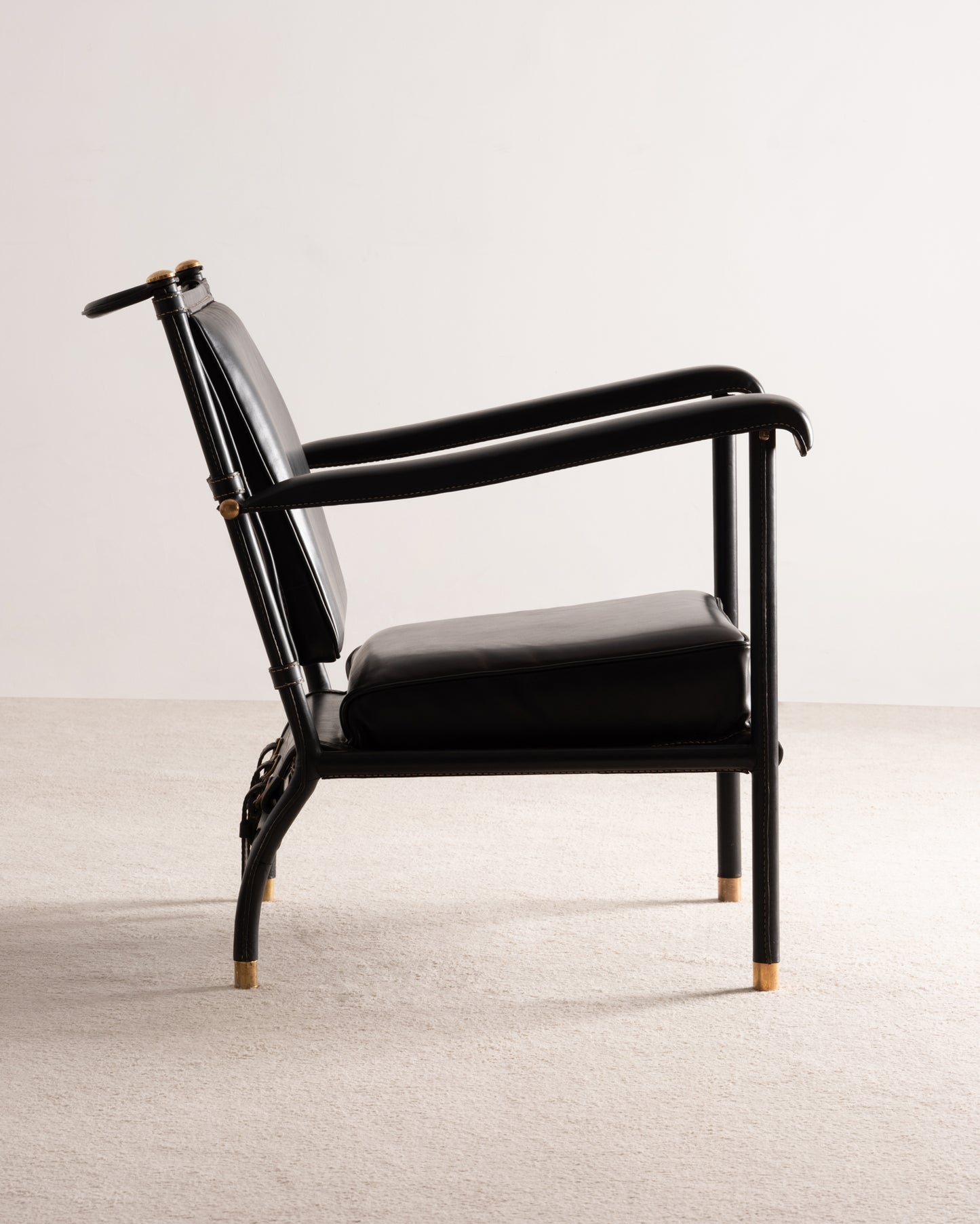 Jacques Adnet - Paire de fauteuils bas - VENDU