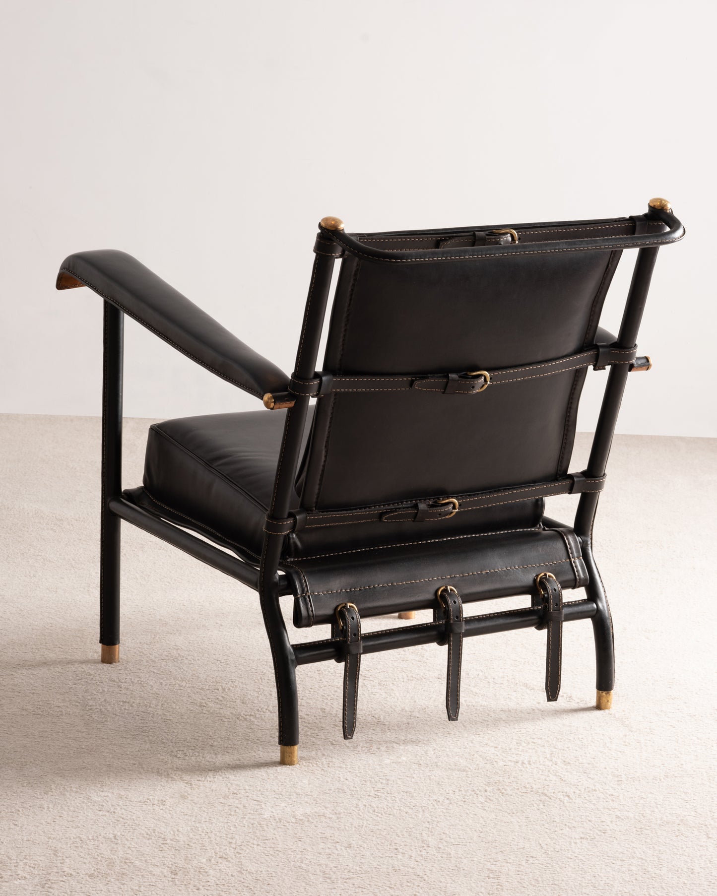 Jacques Adnet - Paire de fauteuils bas - VENDU