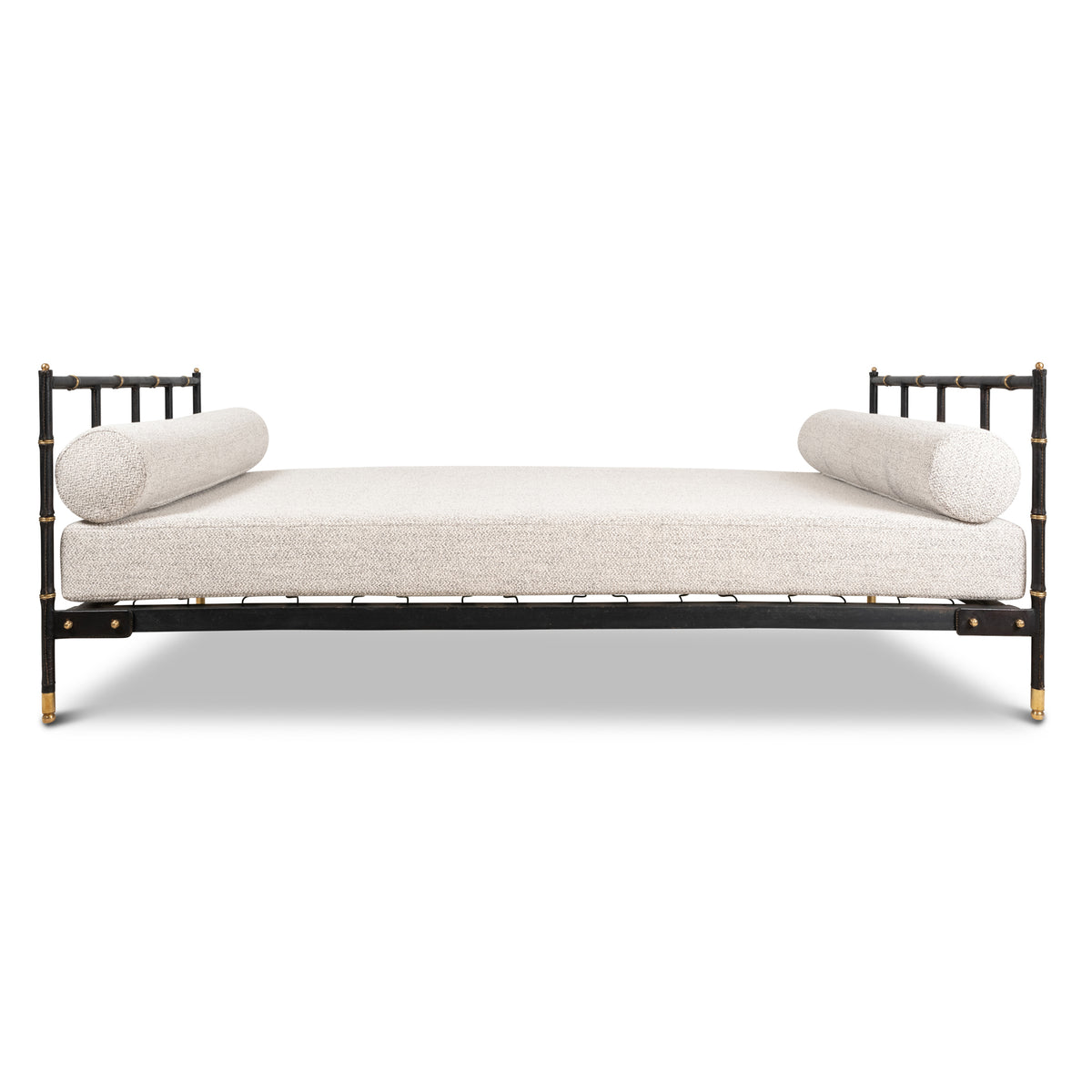 Jacques Adnet – Daybed à sphères – vue 2