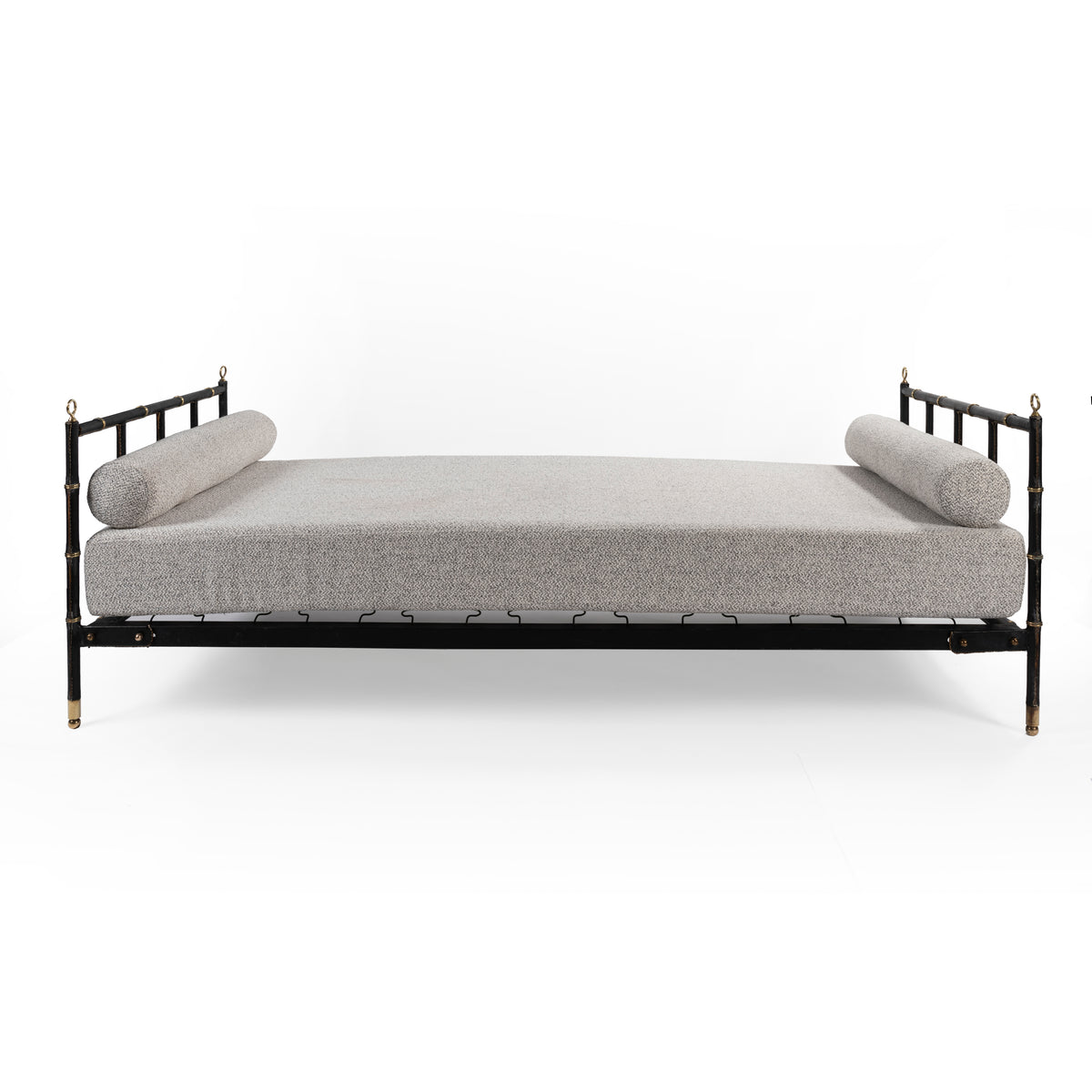 Jacques Adnet – Daybed à bagues – vue 2