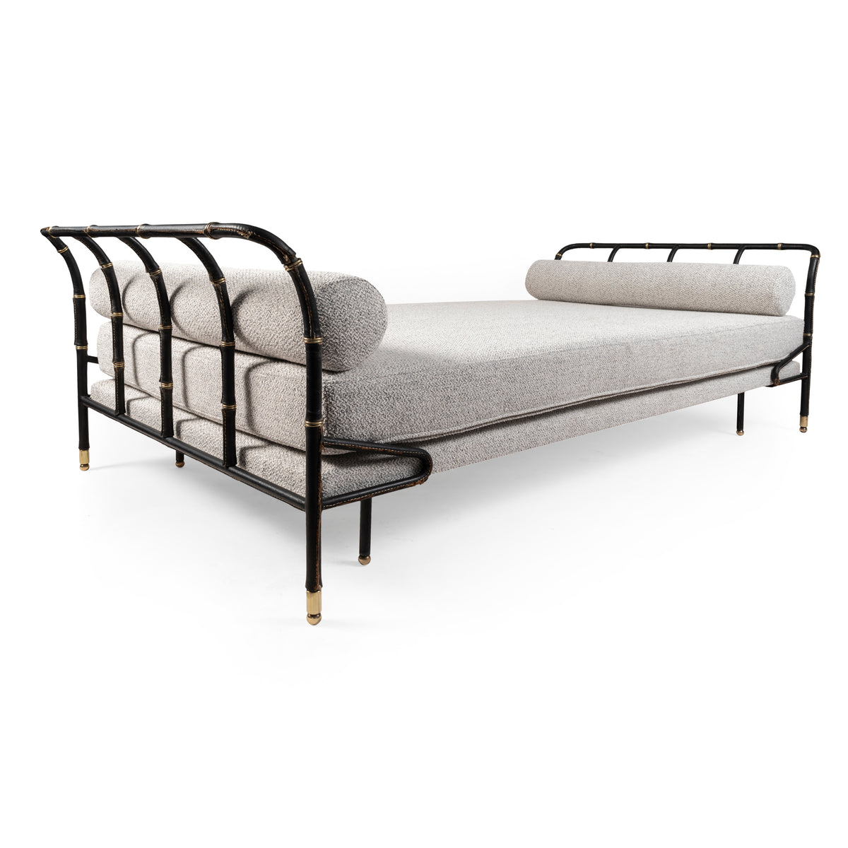 Jacques Adnet – Daybed « Corbeille » – vue 2