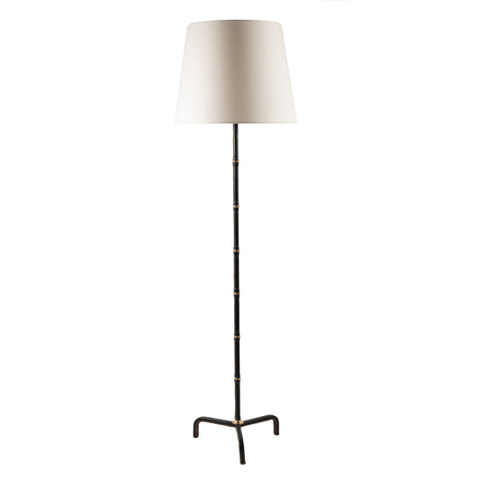 Jacques Adnet – Lampadaire tripode style bambou – vue 2