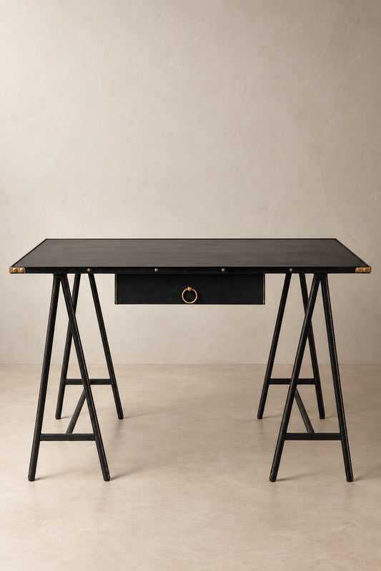 Bureau tréteaux de Jacques Adnet