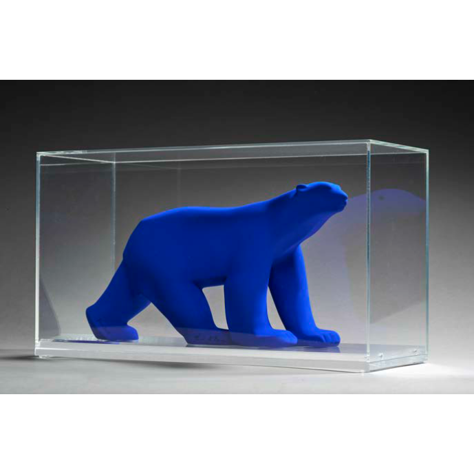 Yves Klein x François Pompon - L'ours Pompon