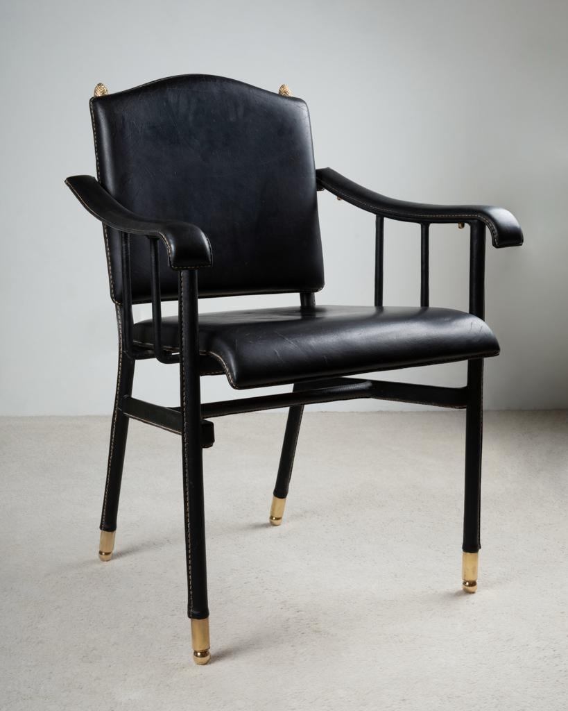 Jacques Adnet – Fauteuil « Pomme de pin » – vue d'ensemble