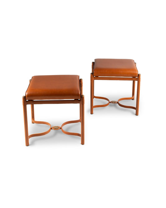 Jacques Adnet – Tabourets – vue d'ensemble