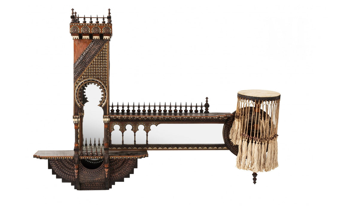 Carlo Bugatti – Grande étagère – vue 2